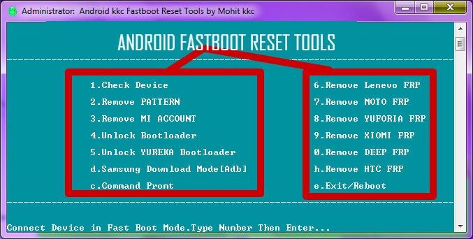 android-fastboot-reset-tools