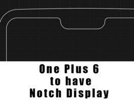 one plus 6 notch display